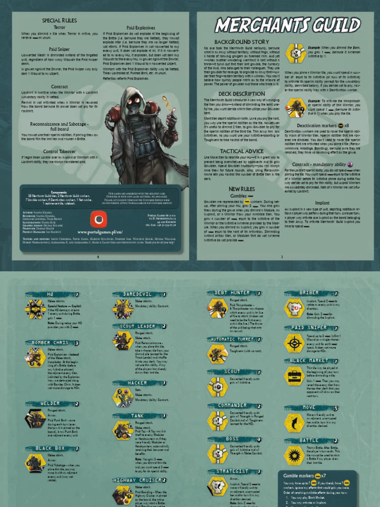 Merchants Guild Game Rules | PDF | Military Forces | Military