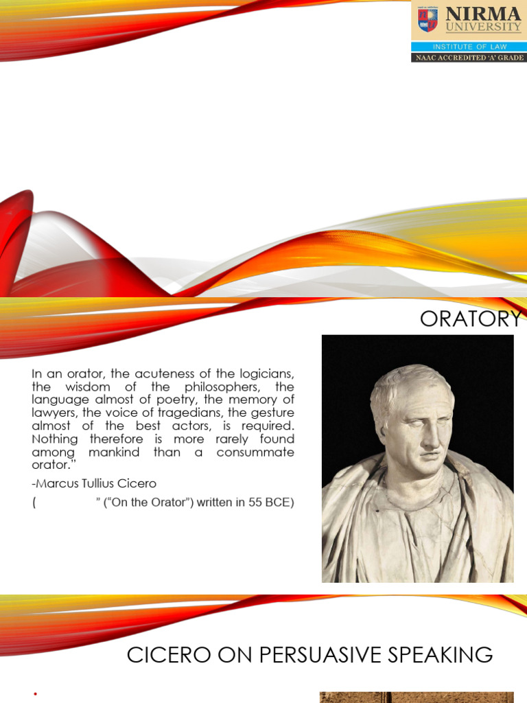 Cicero's Guide to Engaging Speech | PDF | Public Speaking | Rhetoric