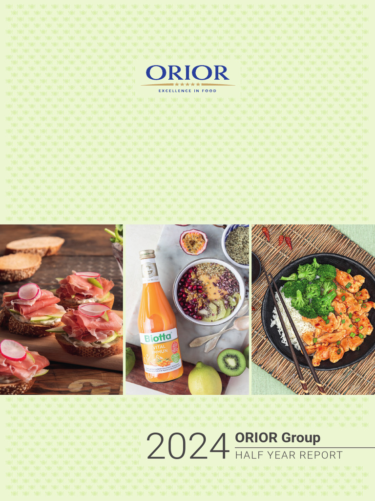 ORIOR AG Half Year Report 2024 | PDF | Brand | Financial Economics