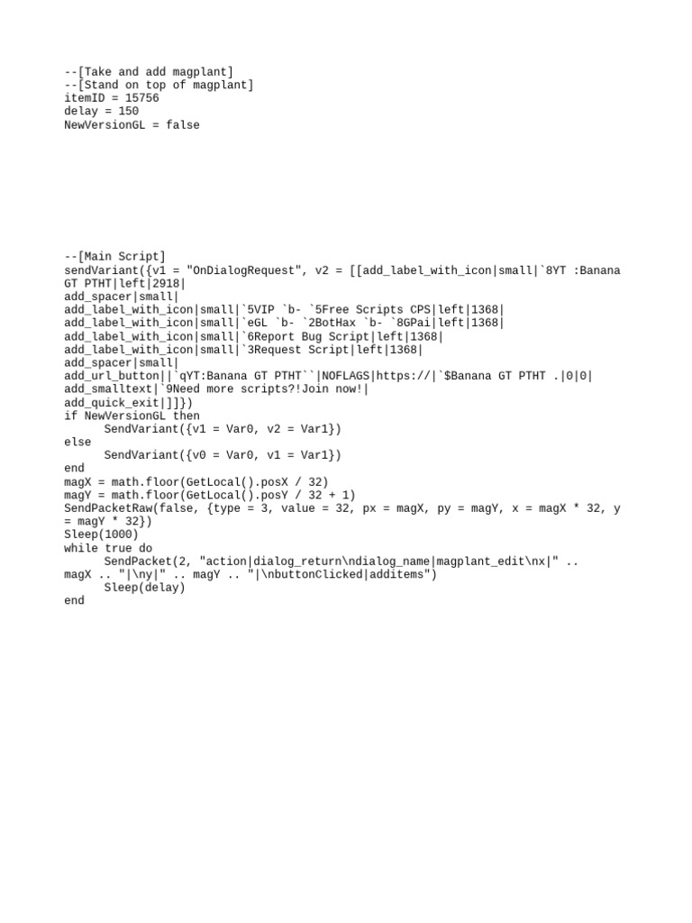 Auto Add Magplant Block - Seed (Safefileku) | PDF