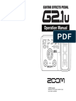 Manual Zoom g2 1u