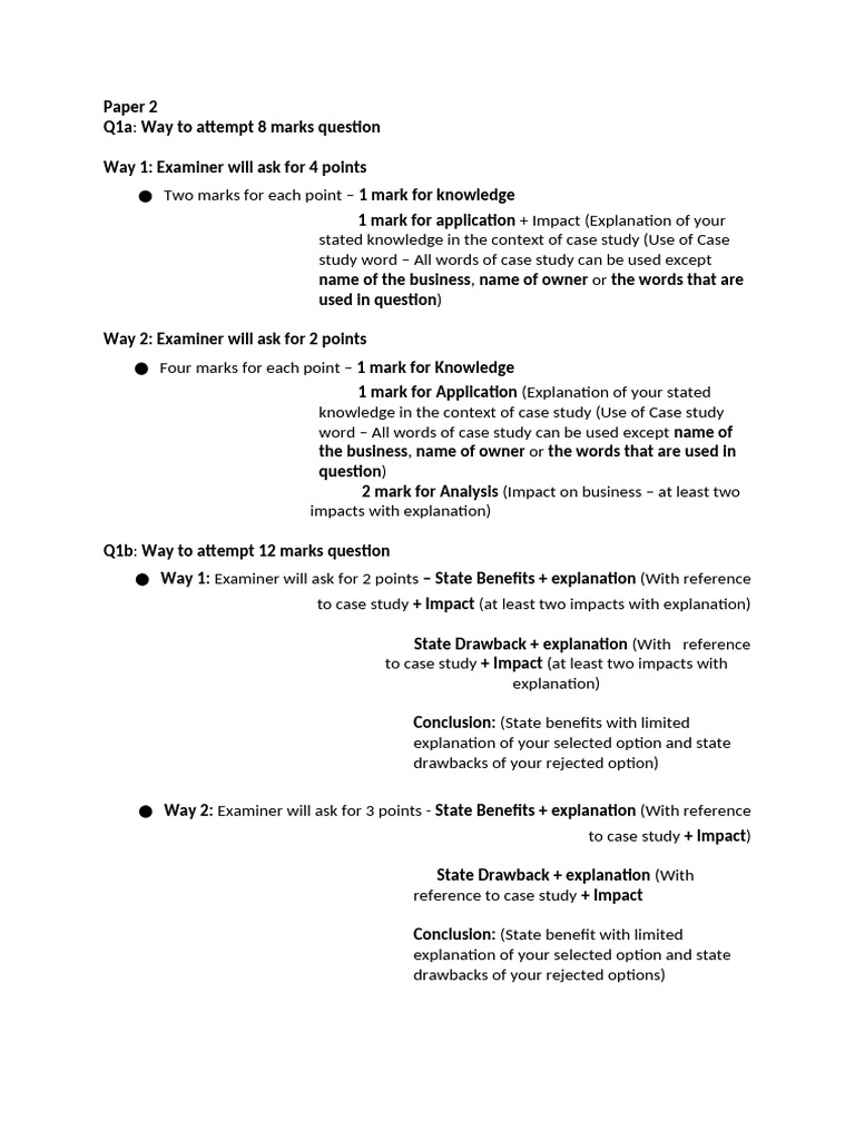 Strategies for Answering Exam Questions | PDF