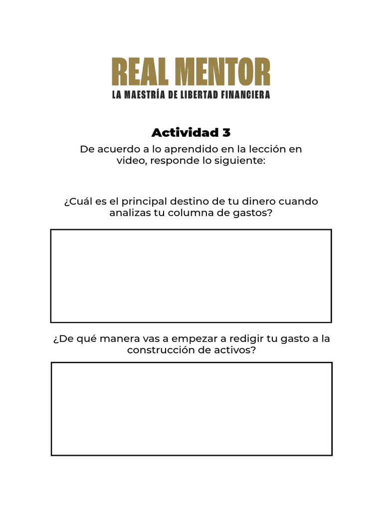 Actividad Modulo 3 | PDF