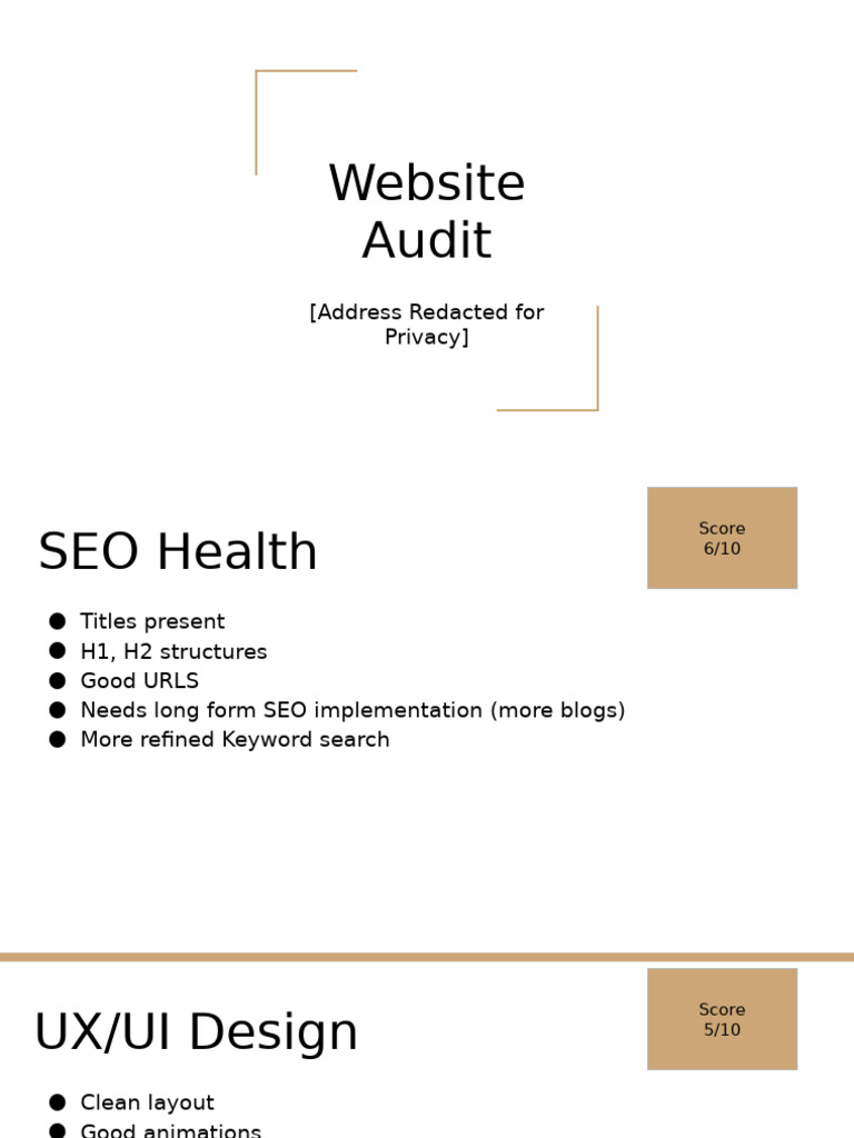 Shapepoint Website Audit | PDF