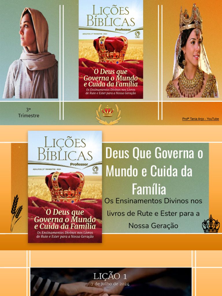Rute e Ester: Mulheres de Fé e Coragem | PDF | Livro de Ruth | Livro de ...