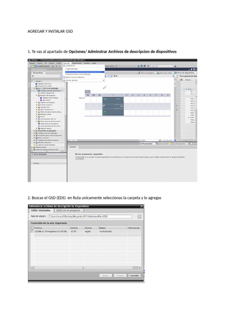 Agregar e Instalar GSD | PDF