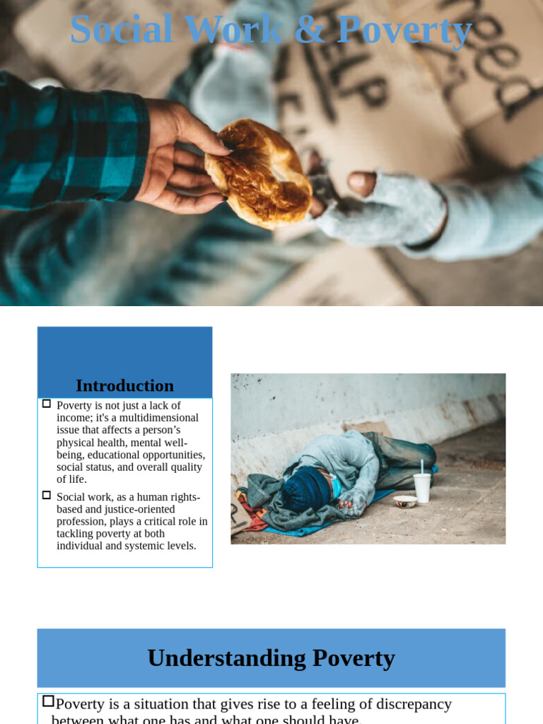 Social Work's Role in Alleviating Poverty | PDF | Cost Of Living | Poverty