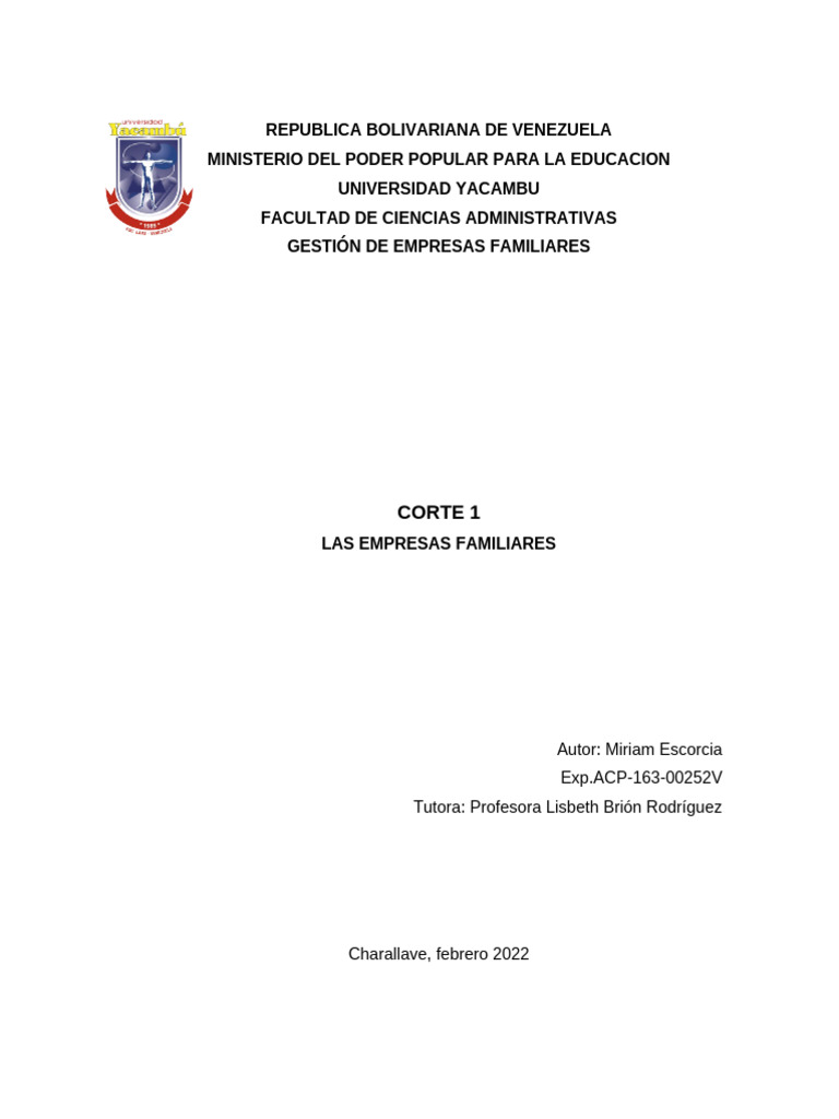 Características y Ciclos de Empresas Familiares | PDF | Economias