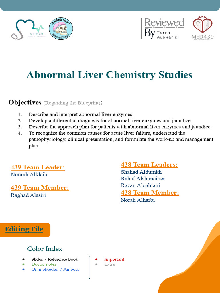 Abnormal Liver Enzymes Overview | PDF | Hepatitis B | Hepatitis C