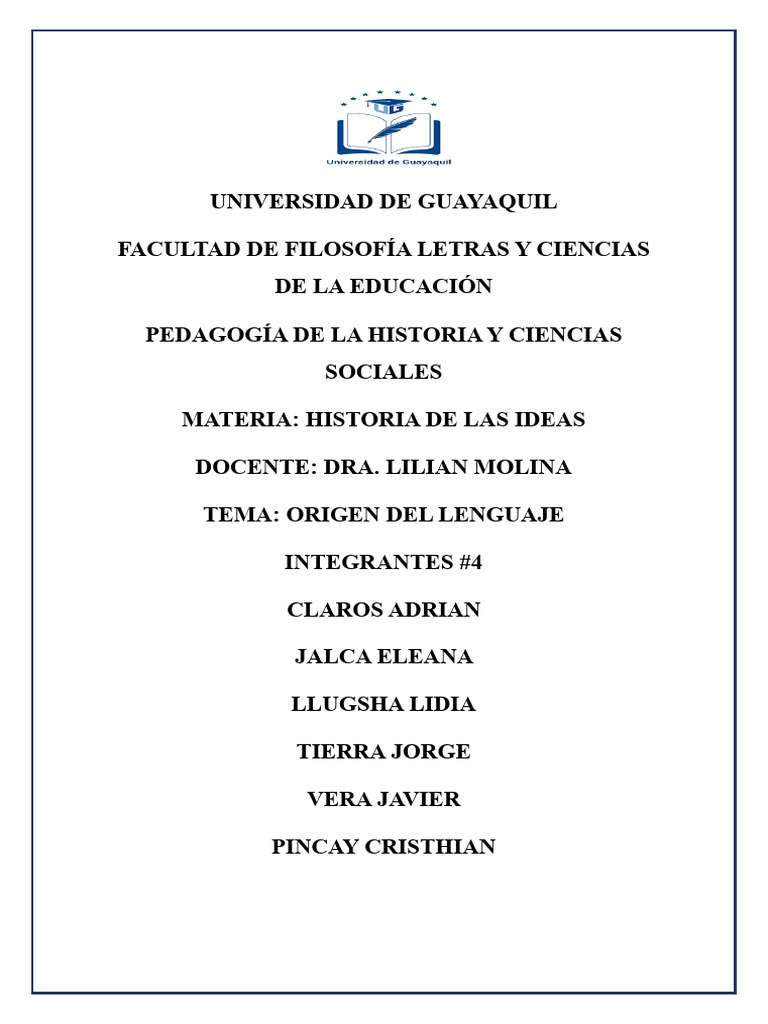 Origen del Lenguaje: Teorías Clave | PDF | Origen del lenguaje | Teoría
