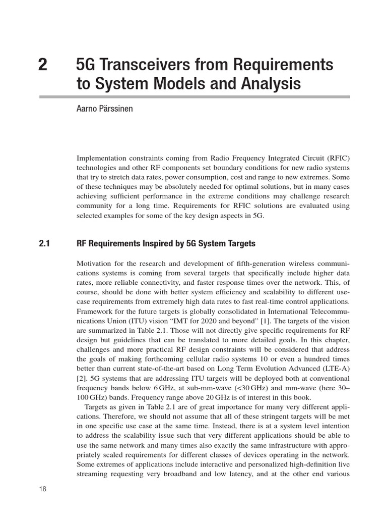 07.0 PP 18 54 5G Transceivers From Requirements To System Models and ...