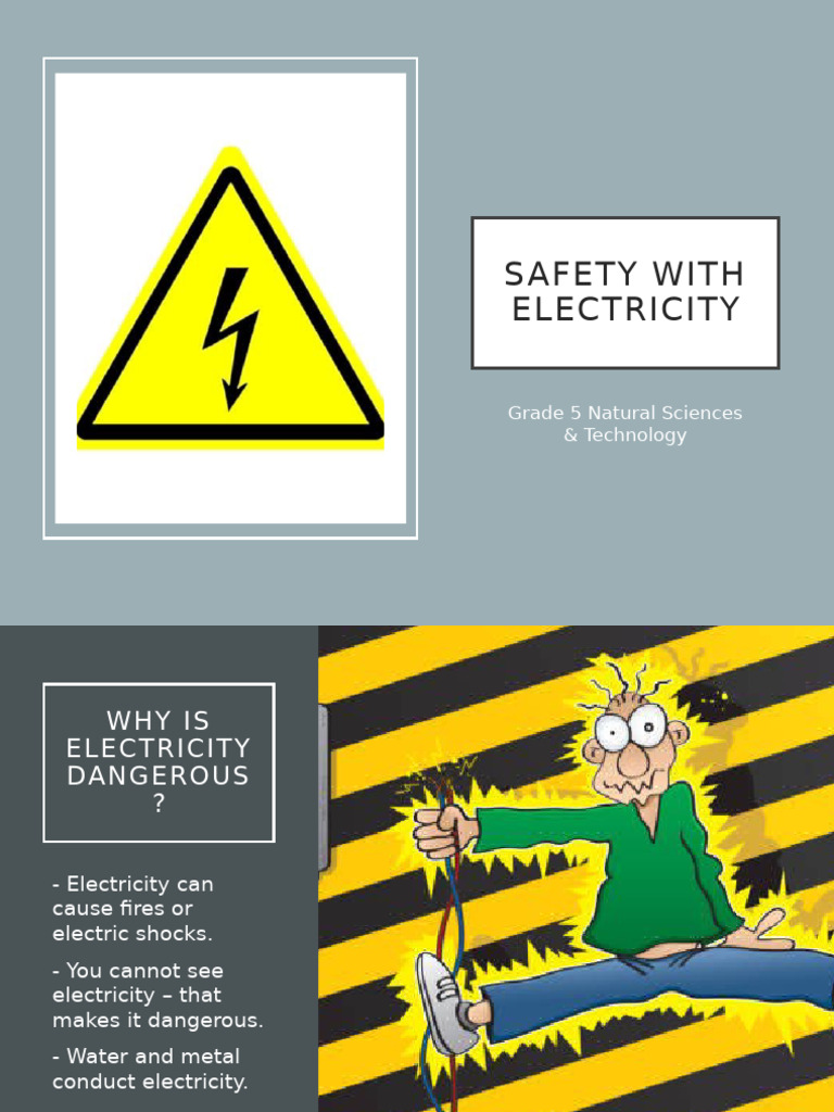 Electricity Safety for Grade 5 Students | PDF