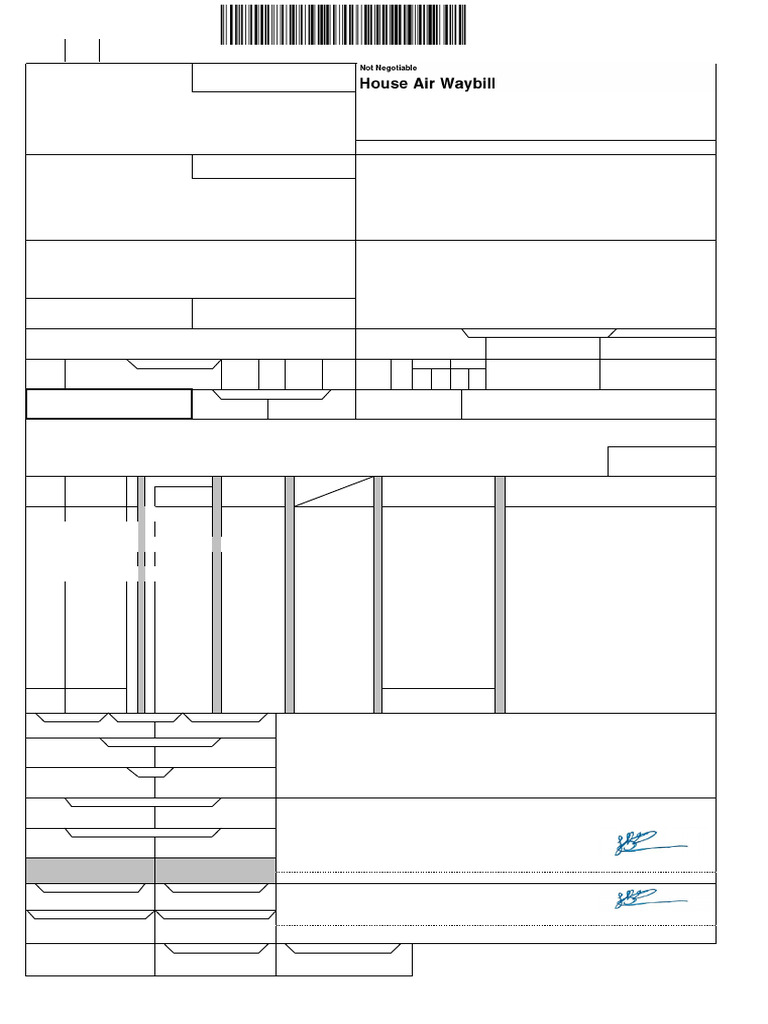 HAWB No - HOR0598615 - 7972570779 | PDF