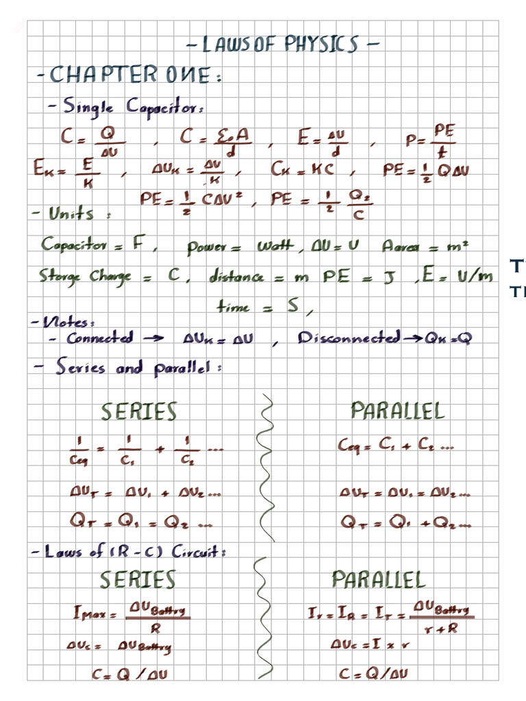Physics Laws & Units . | PDF