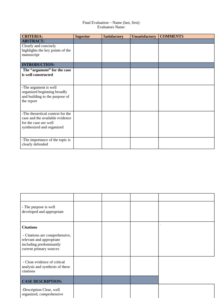 Final Evaluation Criteria for Manuscripts | PDF | Measurement | Science