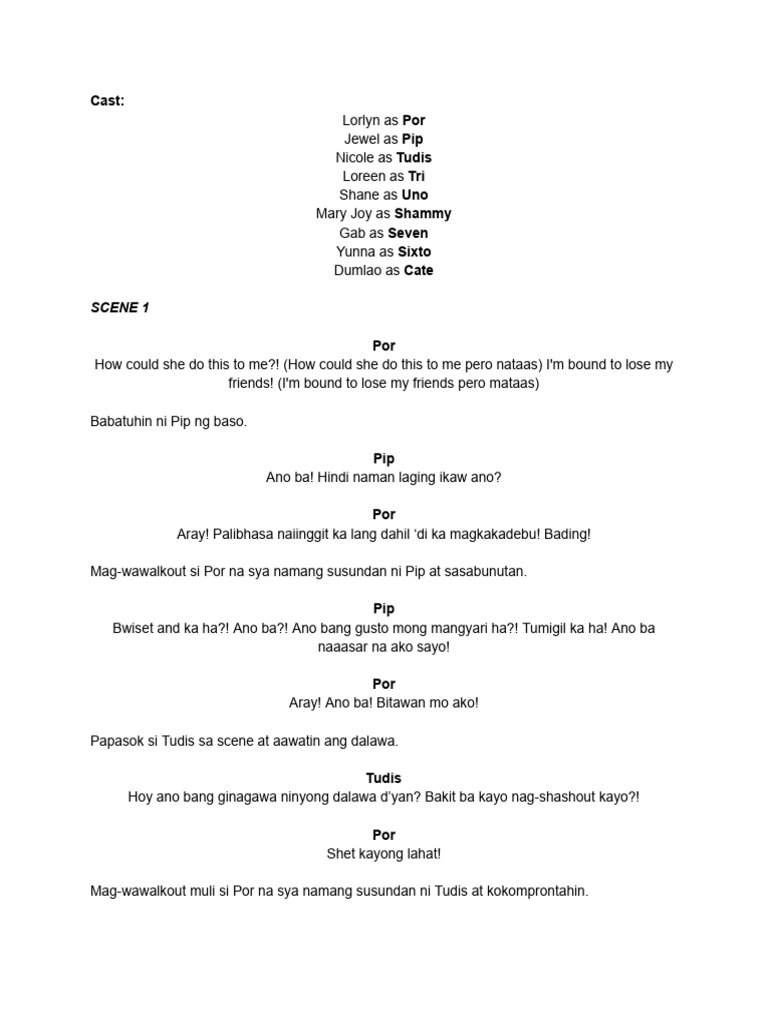Mil Script | PDF