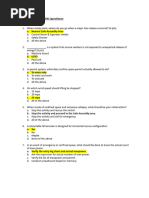 SMSTS Mock Test Questions & Answers | PDF | Occupational Safety And ...