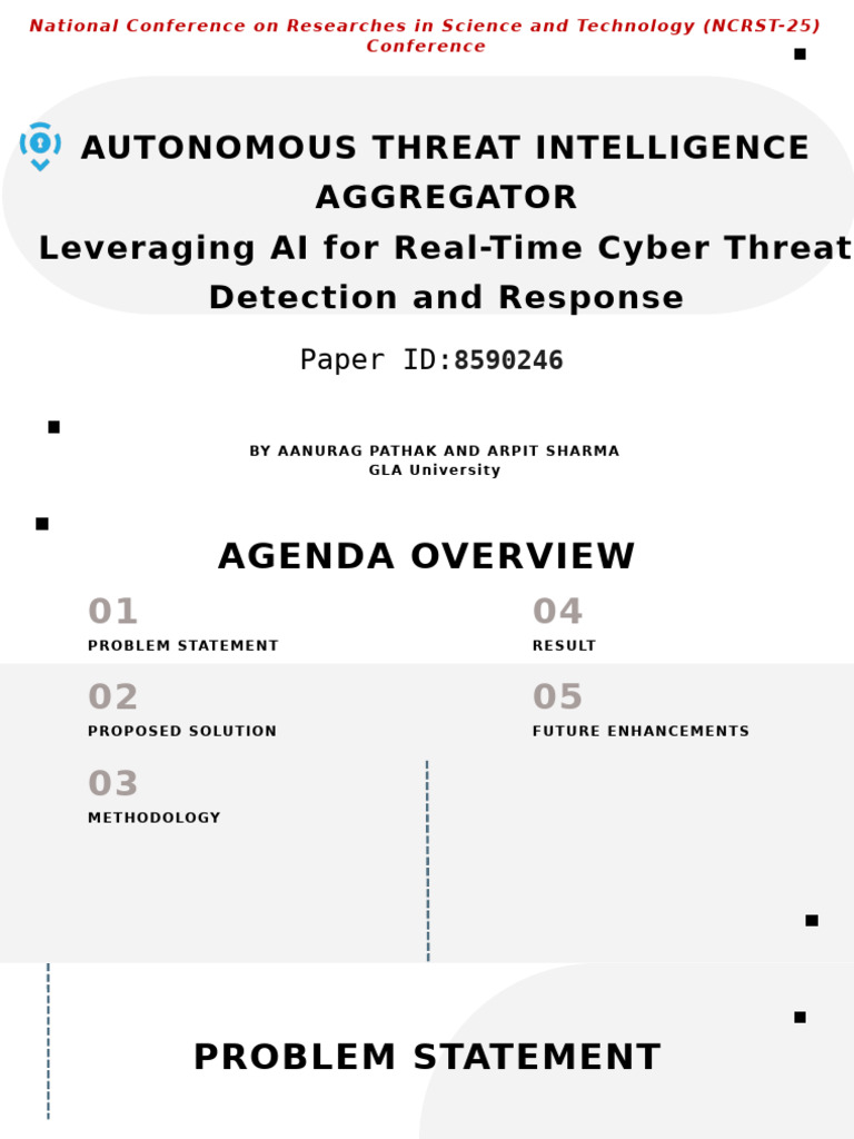 Autonomous Threat Intelligence Aggregator Leveraging AI For Real-Time ...
