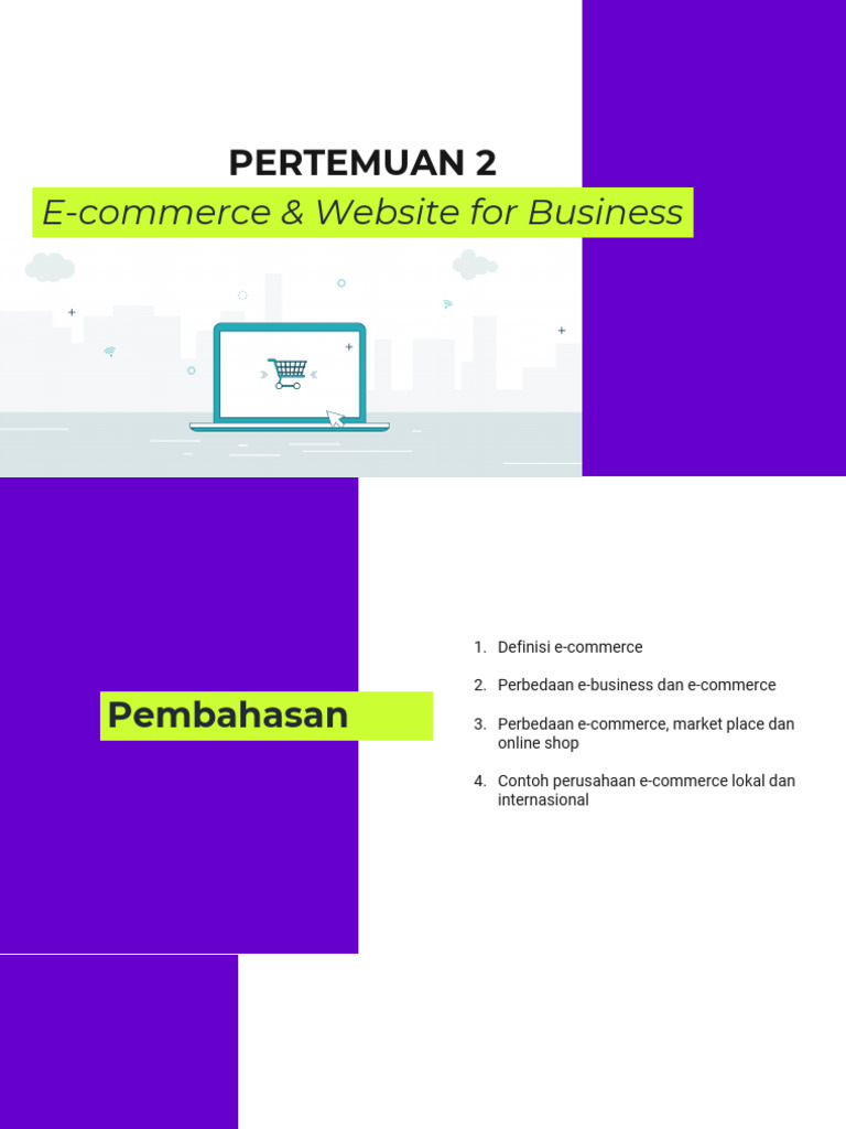Panduan E-Commerce untuk Bisnis Online | PDF