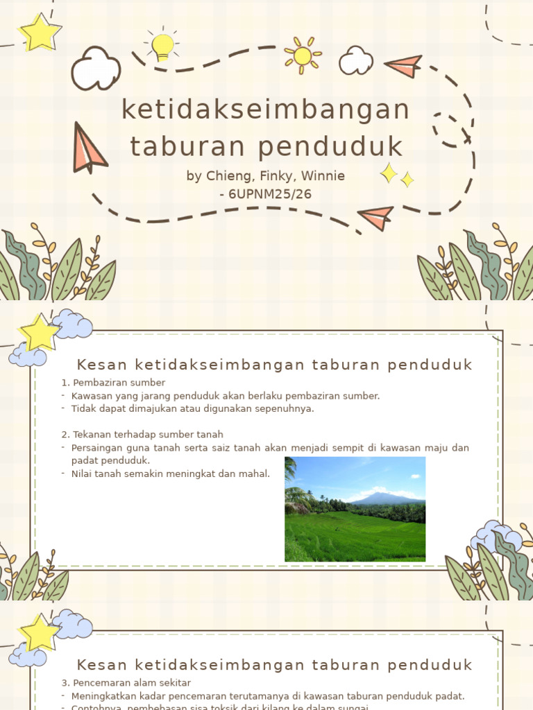 Ketidakseimbangan Taburan Penduduk | PDF