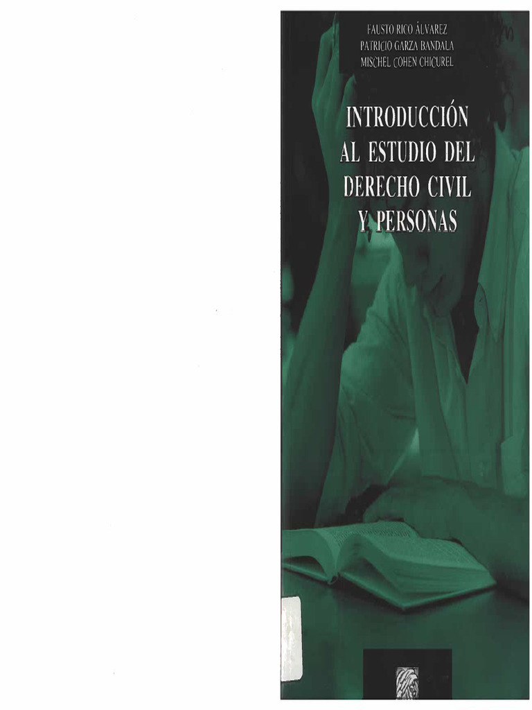 Introducción Al Estudio Del Derecho Civil - Fausto Rico | PDF