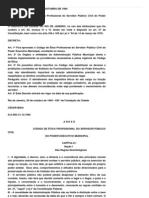 Ética - Decreto Municipal 13.319