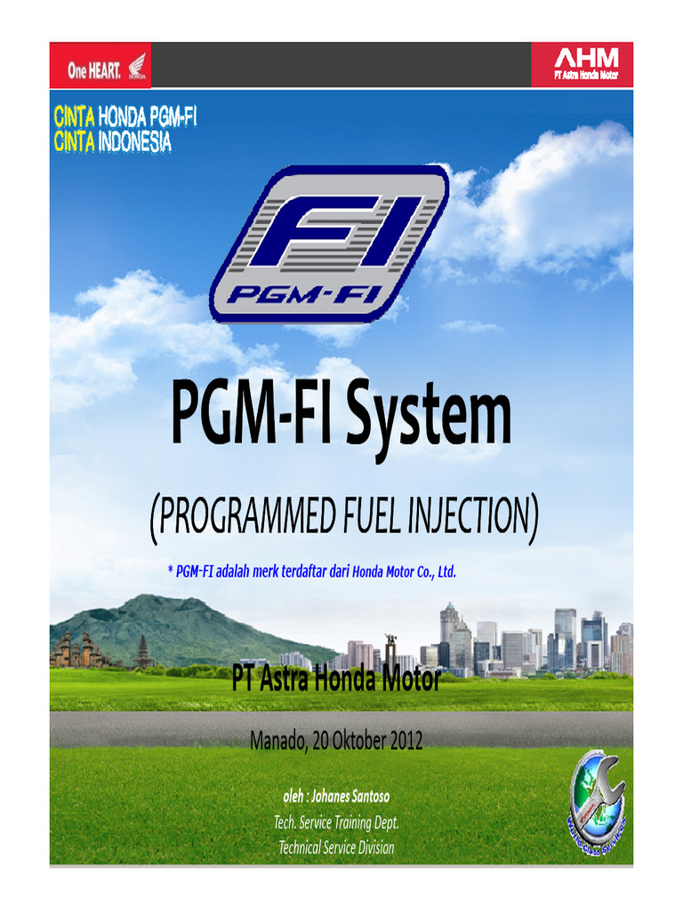 PGM-FI: Teknologi Injeksi Bahan Bakar Honda | PDF