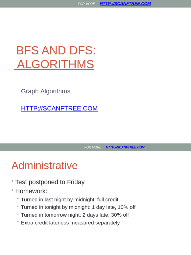Bfsanddfs 140926053502 Phpapp02 | PDF | Theoretical Computer Science ...