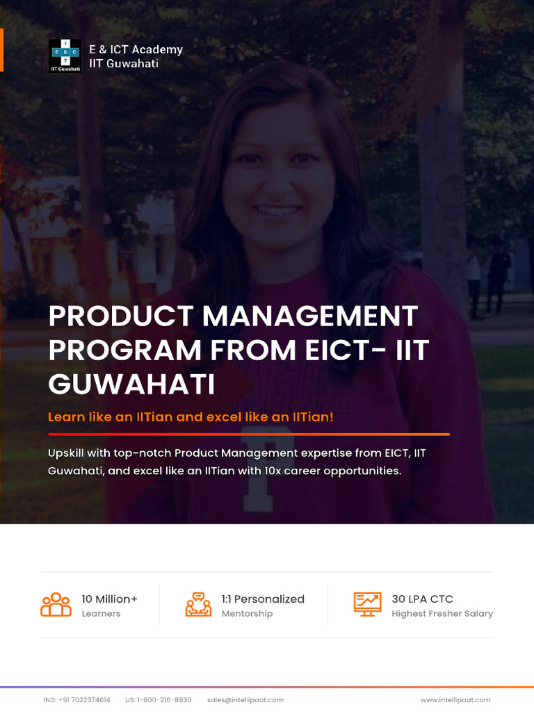 IIT Guwahati Product Management Program | PDF | Analytics | Artificial ...