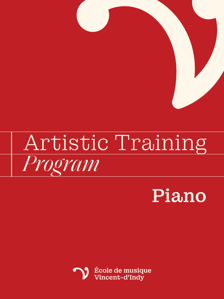 Piano Artistic Training Program 2022 | PDF | Tempo | Pedagogy