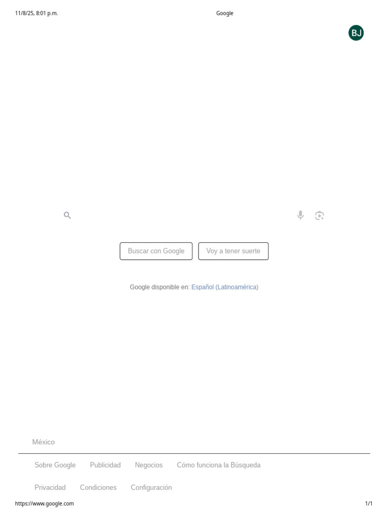 Google en Español para Latinoamérica | PDF