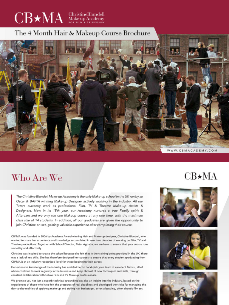 CBMA 4-Month Makeup Course Overview | PDF | Wig | Afro