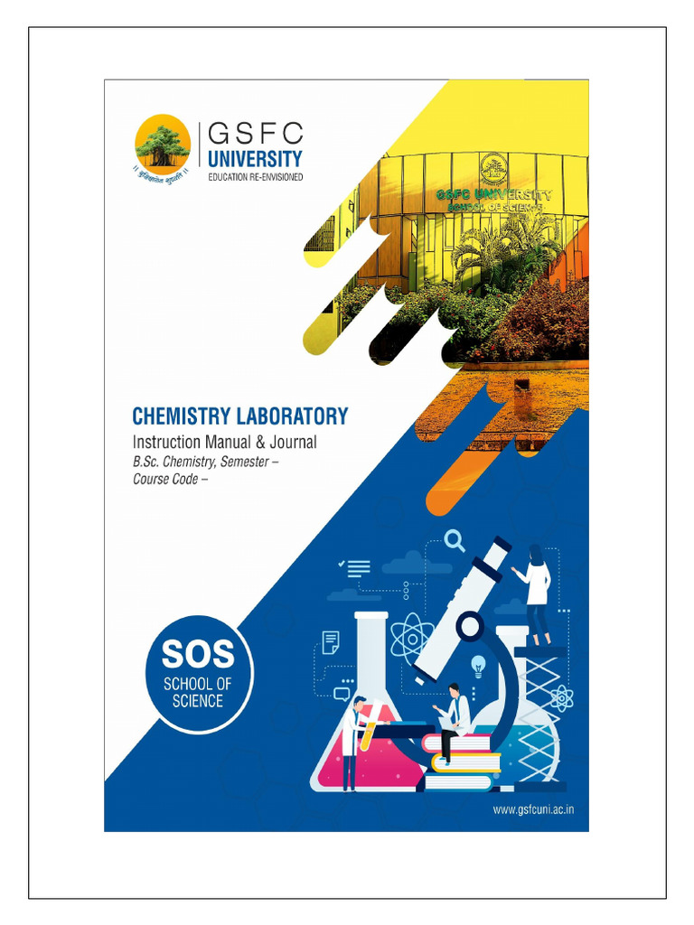 Chemistry Lab Manual for GSFC University | PDF | Titration | Chemistry