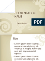 Presentation Name