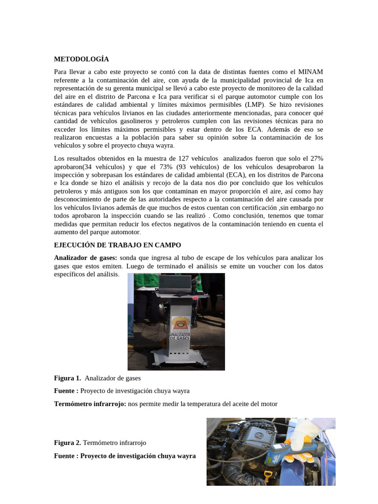 Monitoreo de Calidad del Aire en Ica | PDF | Contaminación | La ...