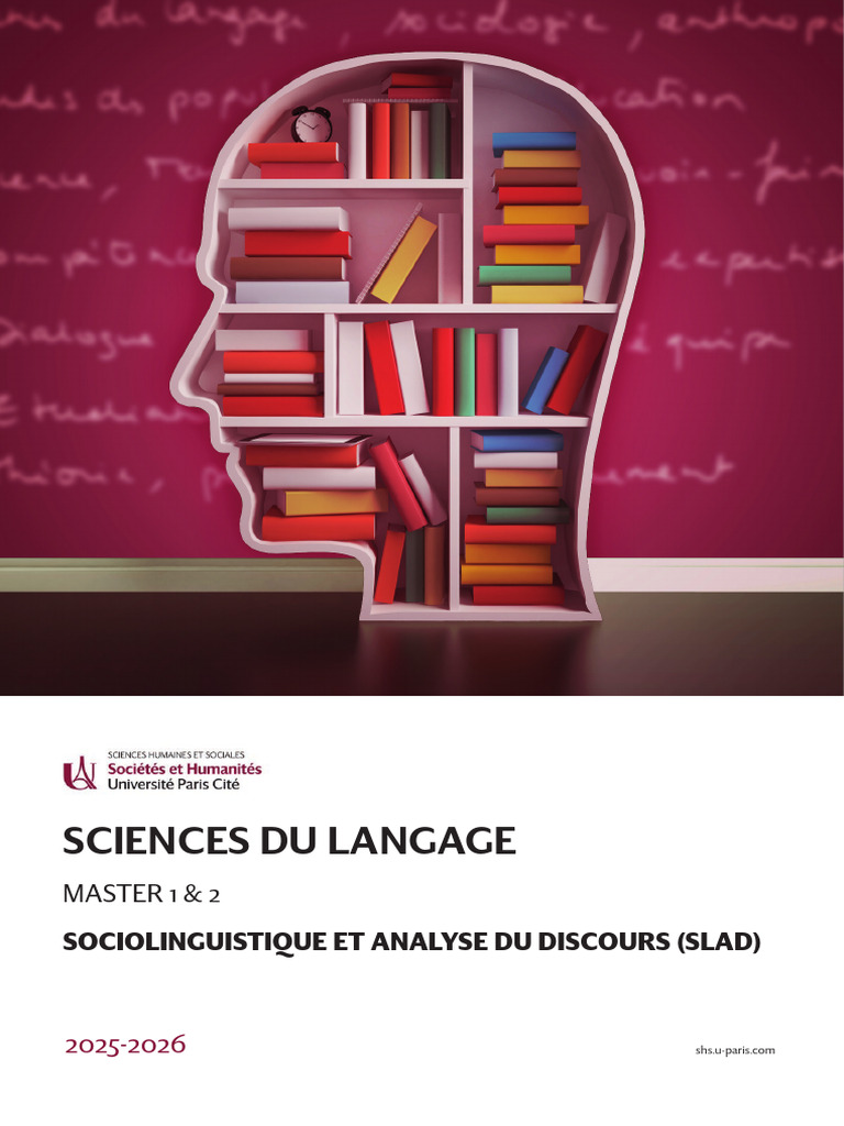 Master en Sociolinguistique et Discours | PDF | Sémiotique | Linguistique
