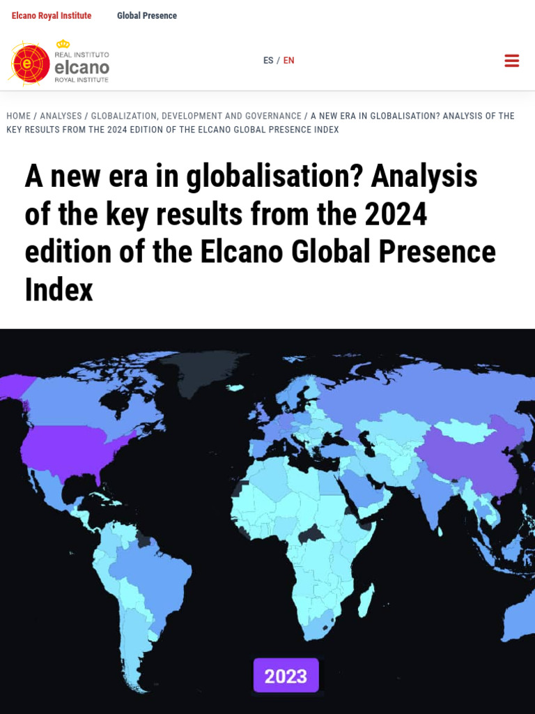 2024 Elcano Global Presence Index Insights | PDF | Globalization | Spain