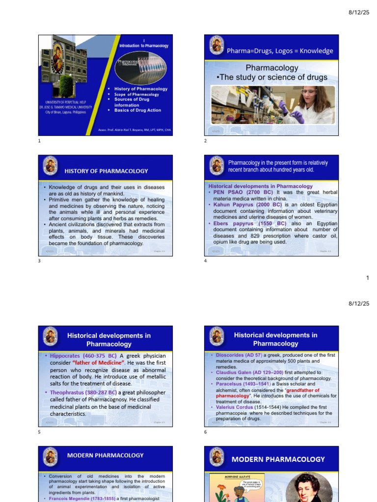Modern Pharmacology Overview | PDF | Pharmacology | Receptor Antagonist