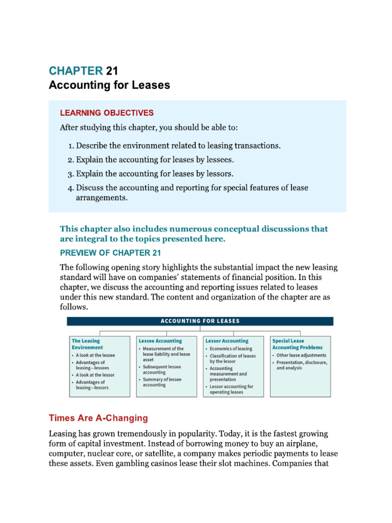 21 Chapter Leasing | PDF