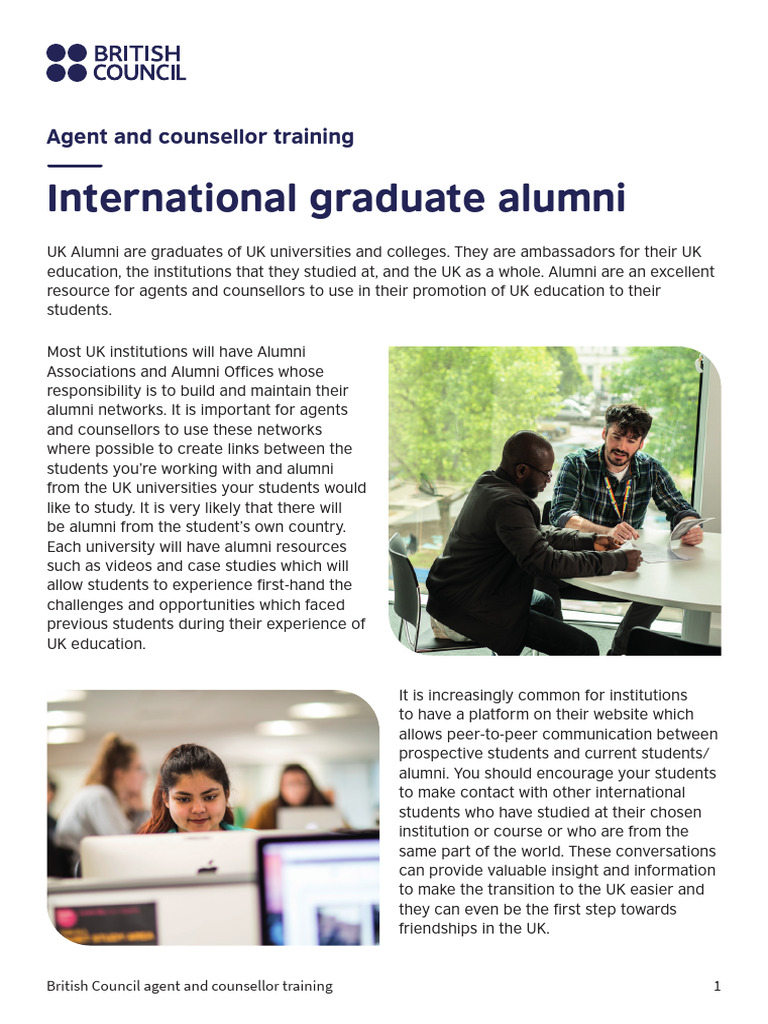 International Graduate Alumni | PDF | Human Communication | Communication