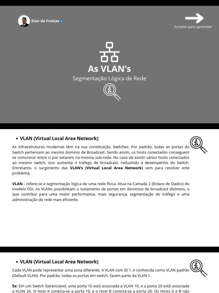 Entendendo VLANs e sua Segmentação | PDF | Comutador de rede | Rede de ...