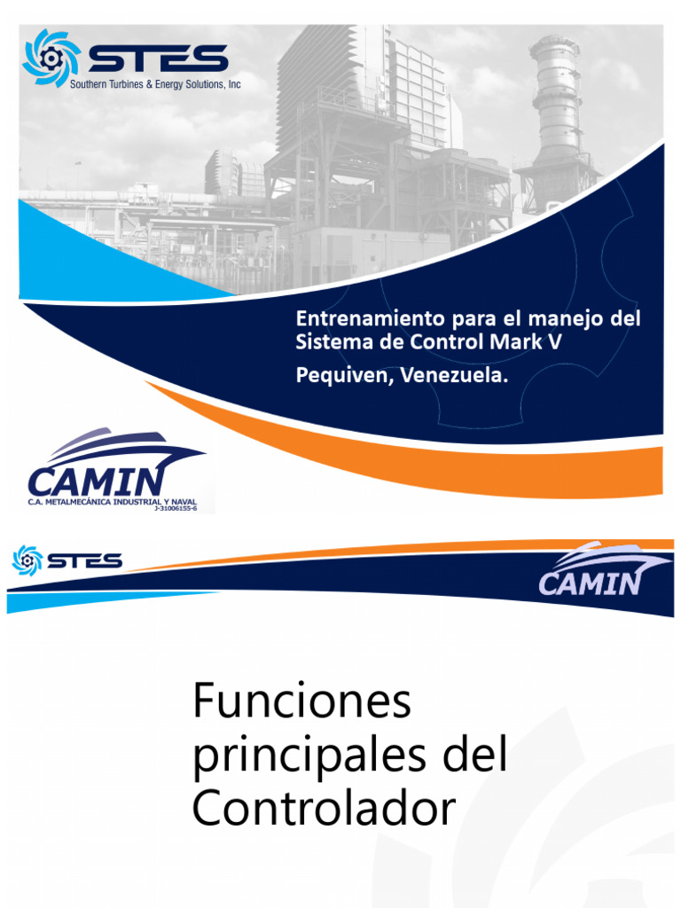 Manejo del Sistema Mark V en Turbinas | PDF | Combustión | Generador ...
