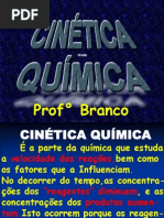CINÉTICA QUÍMICA - 2º ANO