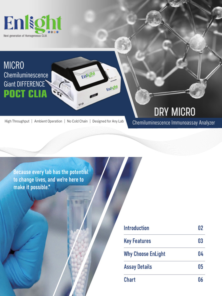 Enlight CLIA Analyzer: Fast & Flexible | PDF