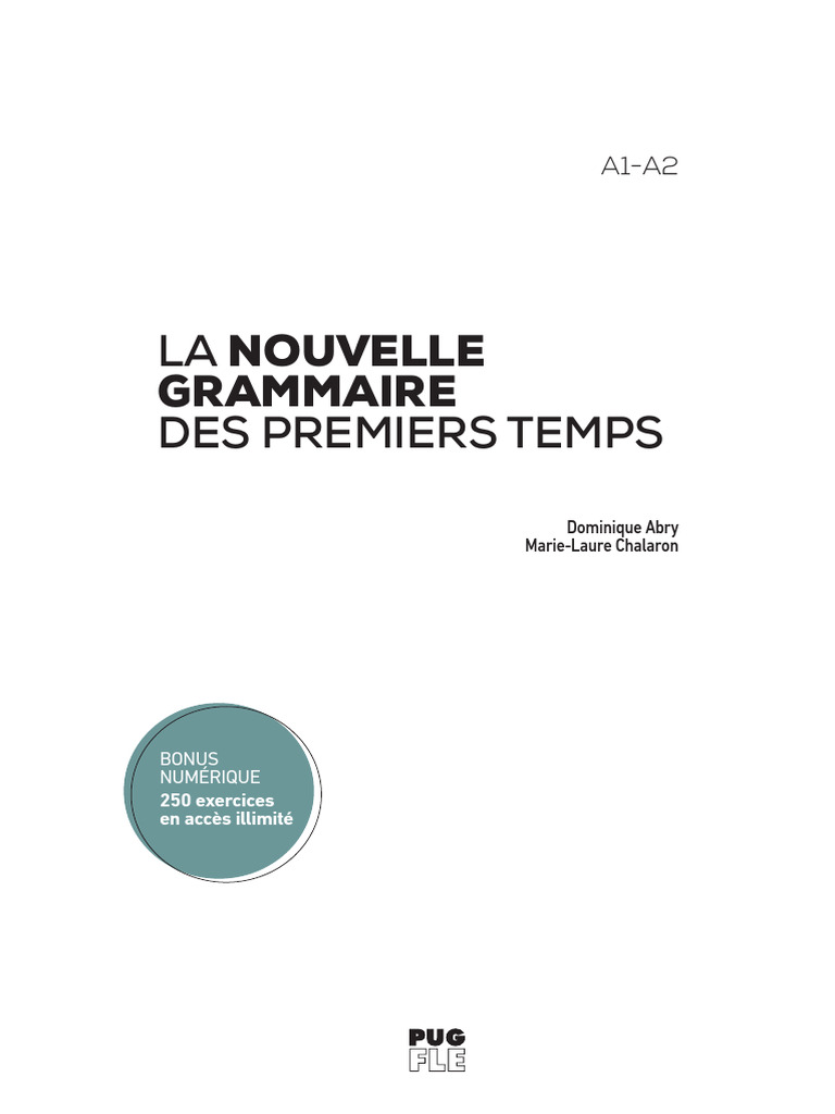 Grammaire A1-A2 : 250 Exercices Illimités | PDF | Question | Verbe