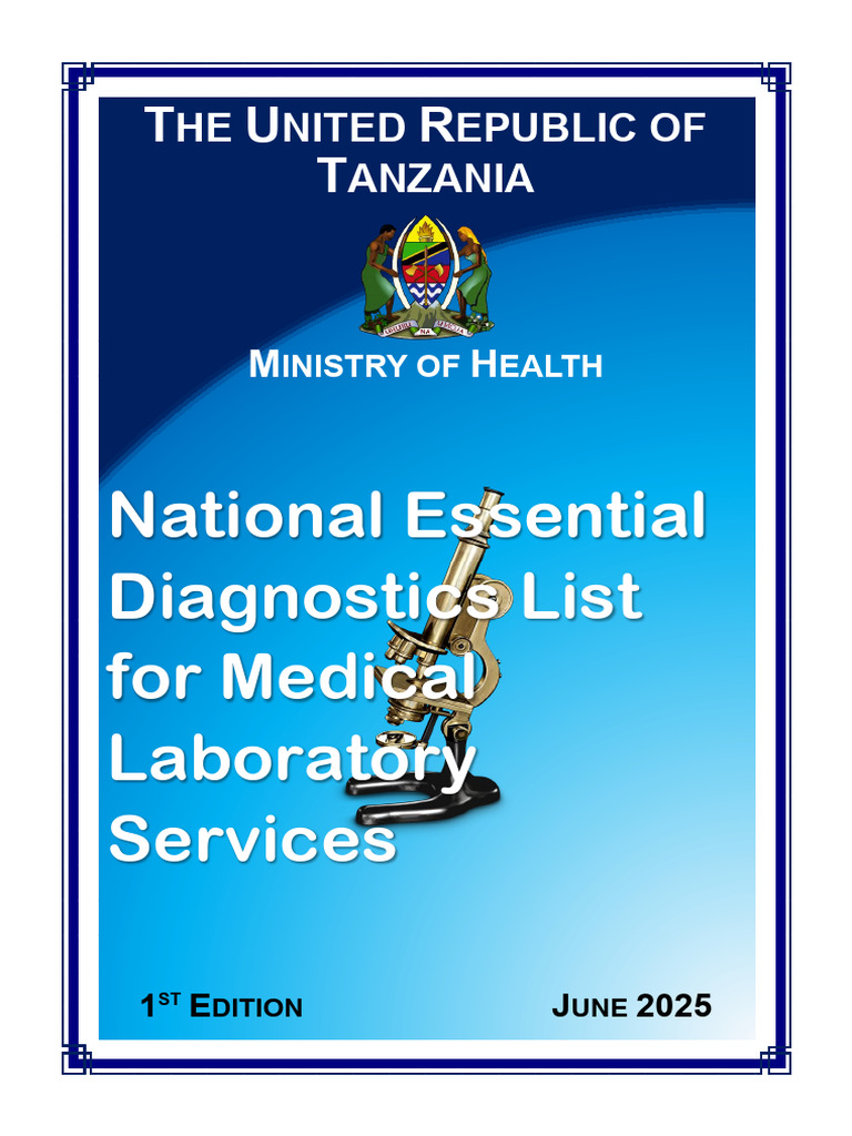 National Essential Diagnostics List 2025 | PDF | Medical Diagnosis ...