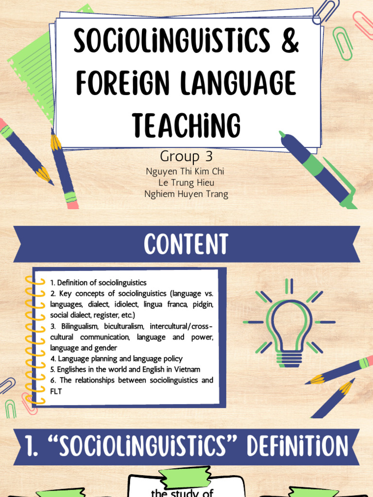 Key Concepts in Sociolinguistics | PDF | Multilingualism | Dialect