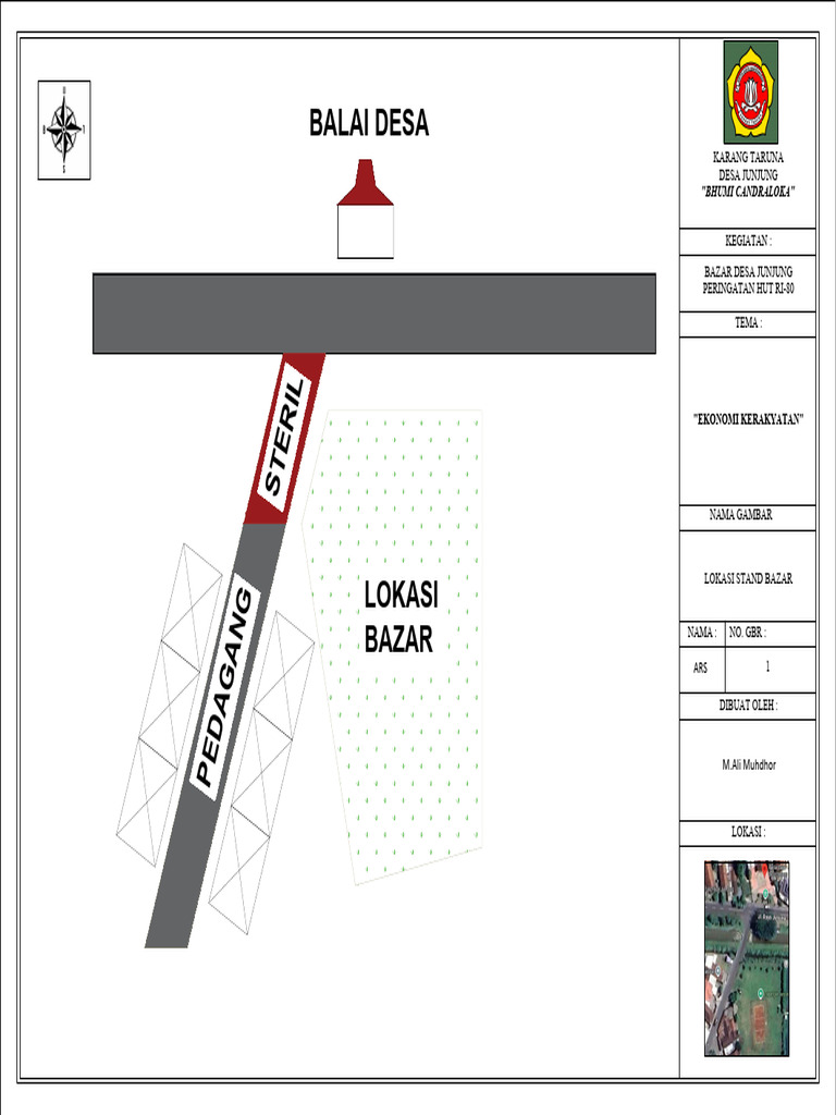 Layout Bazar Model | PDF