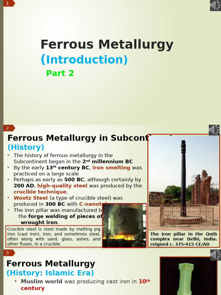 History of Ferrous Metallurgy | PDF | Steelmaking | Steel