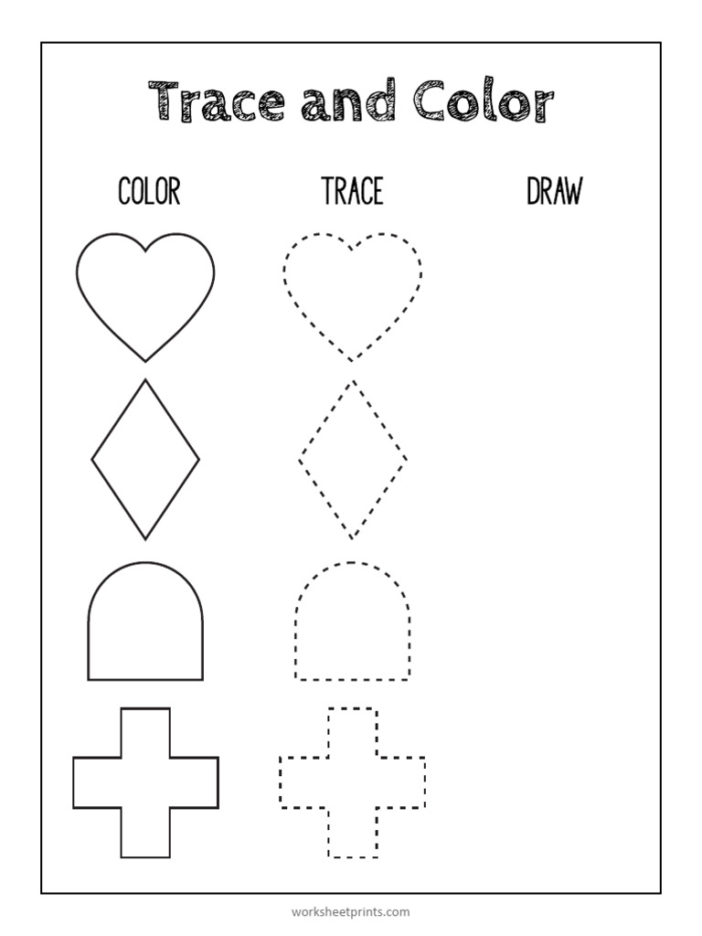 Trace and Color 3 | PDF